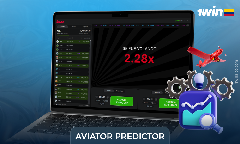 No se recomienda a los colombianos utilizar los pronosticadores Aviator 1Win, ya que no se pueden predecir los resultados exactos de las rondas