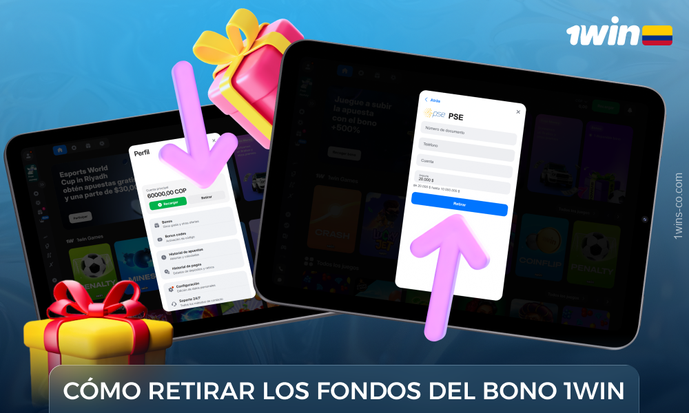 Para retirar sus ganancias de 1win, los jugadores deben especificar el método de retirada y el importe, introducir los datos y confirmar la transacción